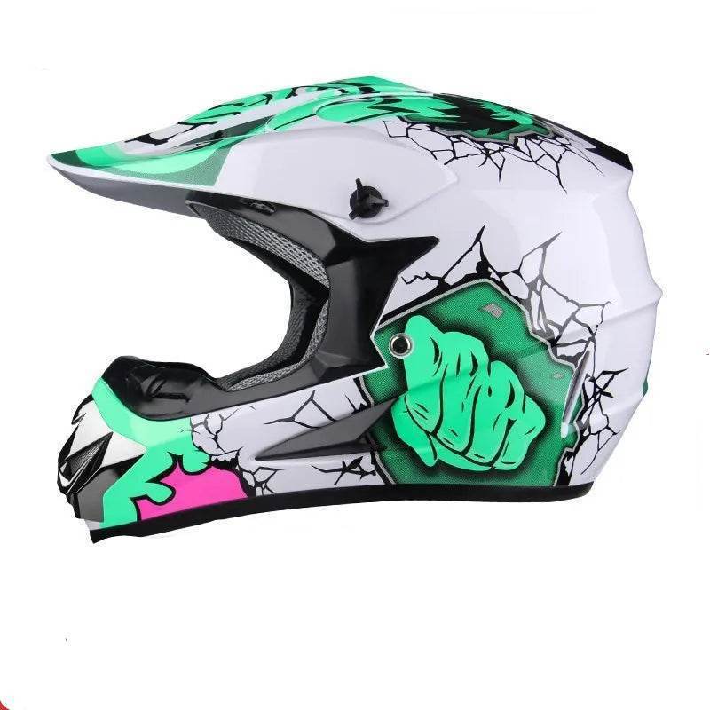 Professional Off-Road Motorcycle Helmet – DOT Certified MX/DH Racing Helmet - YH / S