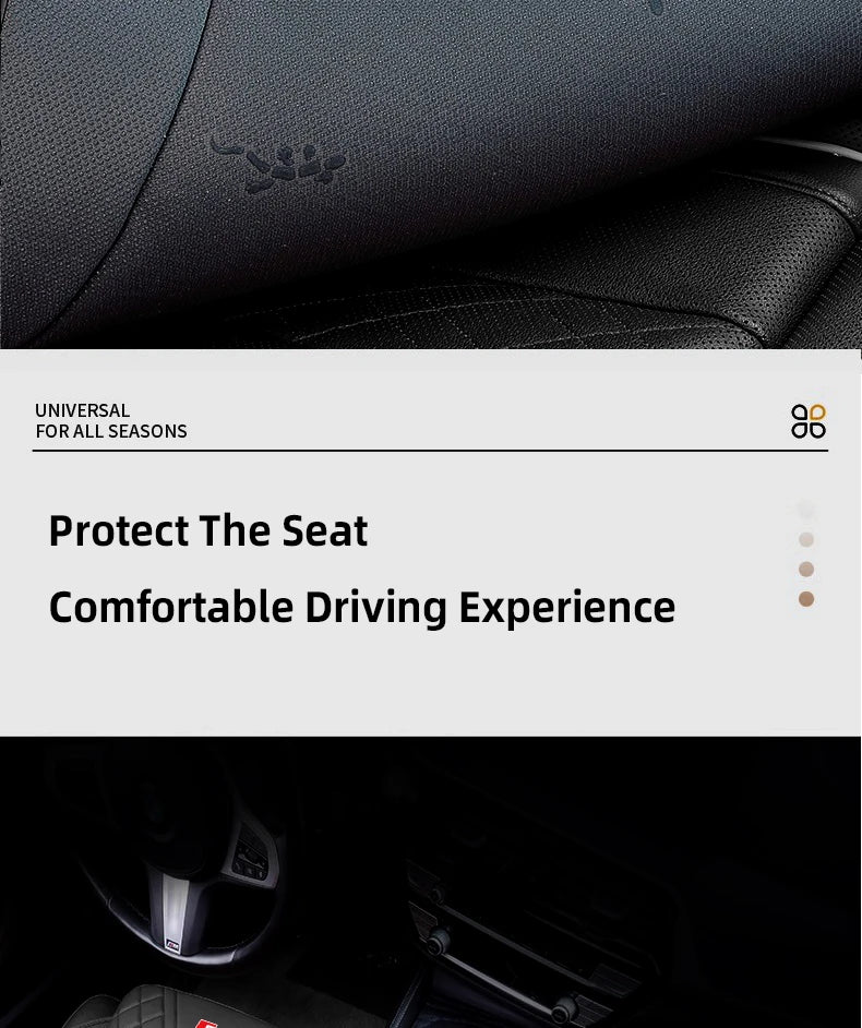 For Audi Q3 Q7 Q8 TT Car Seat Cover Universal Breathable Car Front/Rear Seat Cushion Chair Protector Pad Auto Interior Accessory