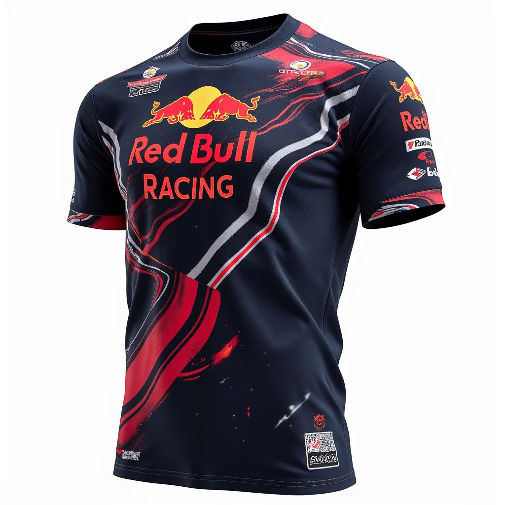Red Bull Racing T-Shirt 2025 – Men’s 3D Formula 1 Tee - HN-T-shirt-966 / XXS