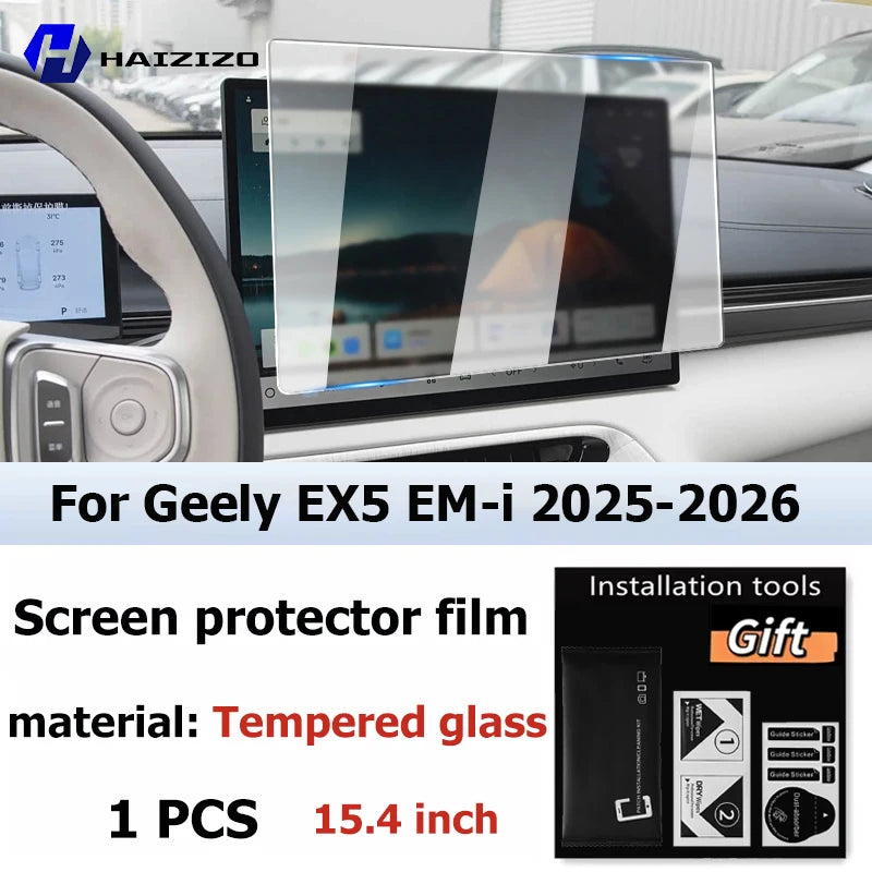 Geely EX5 EM-i 2025 2026 GPS Navigation Tempered Glass Screen Protector