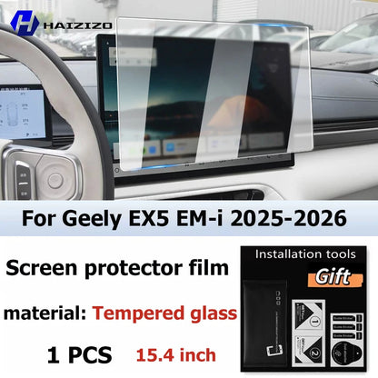 Geely EX5 EM-i 2025 2026 GPS Navigation Tempered Glass Screen Protector