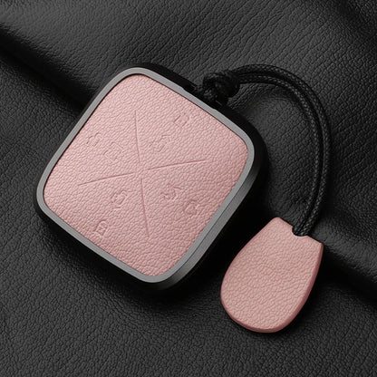 8 Button Aluminum Goatskin Key Case Cover for Zeekr X 001 009