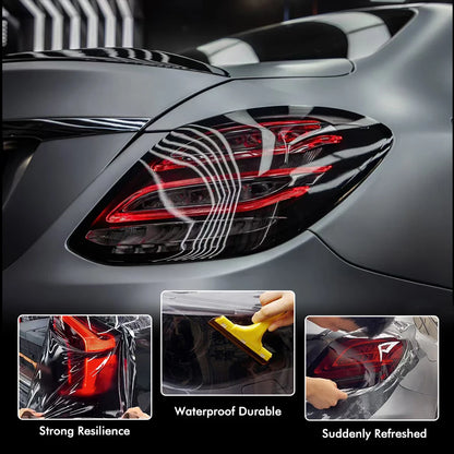 Headlight & Taillight Tint Vinyl Film for Cars — Self-Adhesive Foil