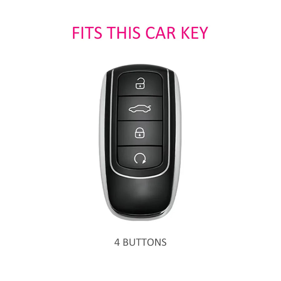 Chery Clear TPU Key Case