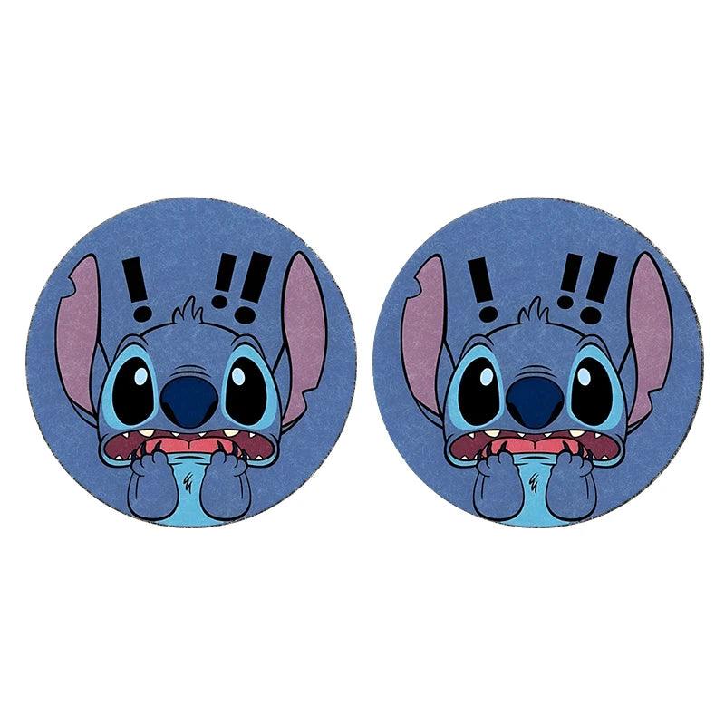Stitch 3D Anti-Slip Car Cup Holder Coaster Cartoon Auto Interior