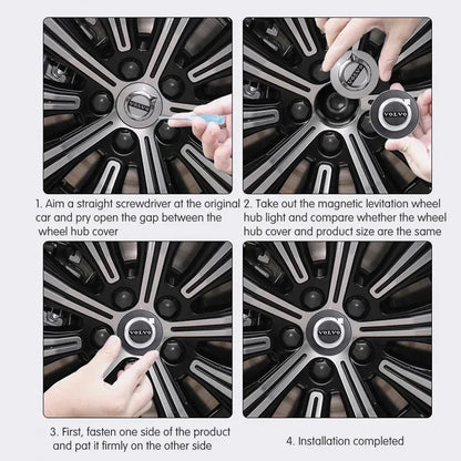 Volvo LED Hub Light Wheel Caps
