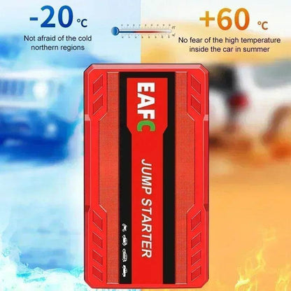 600A Portable Car Jump Starter Power Bank – Emergency 12V Auto Battery Booster for Petrol & Diesel Vehicles - Black