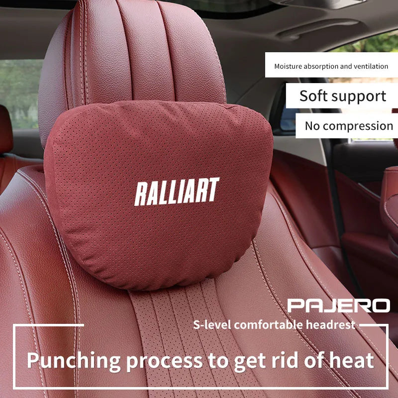 Mitsubishi Ralliart & Pajero Headrest & Lumbar Support Cushion