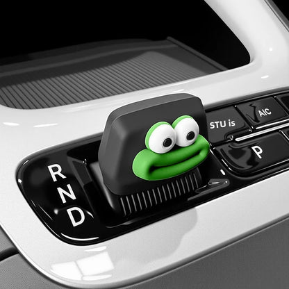 Geely EX2 / Proton e.MAS 5 Silicone Gear Shift Cover - Geely star wish - obsidian black [green - sausage mouth] gear shift…