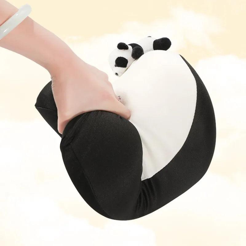 Panda Car Headrest Neck Pillow - Cartoon Design Interior Accessory