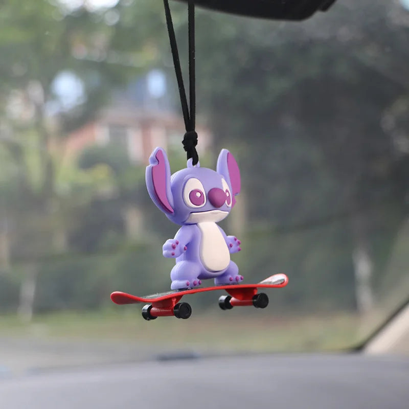 Stitch Disney Anime Car Rearview Mirror Pendant
