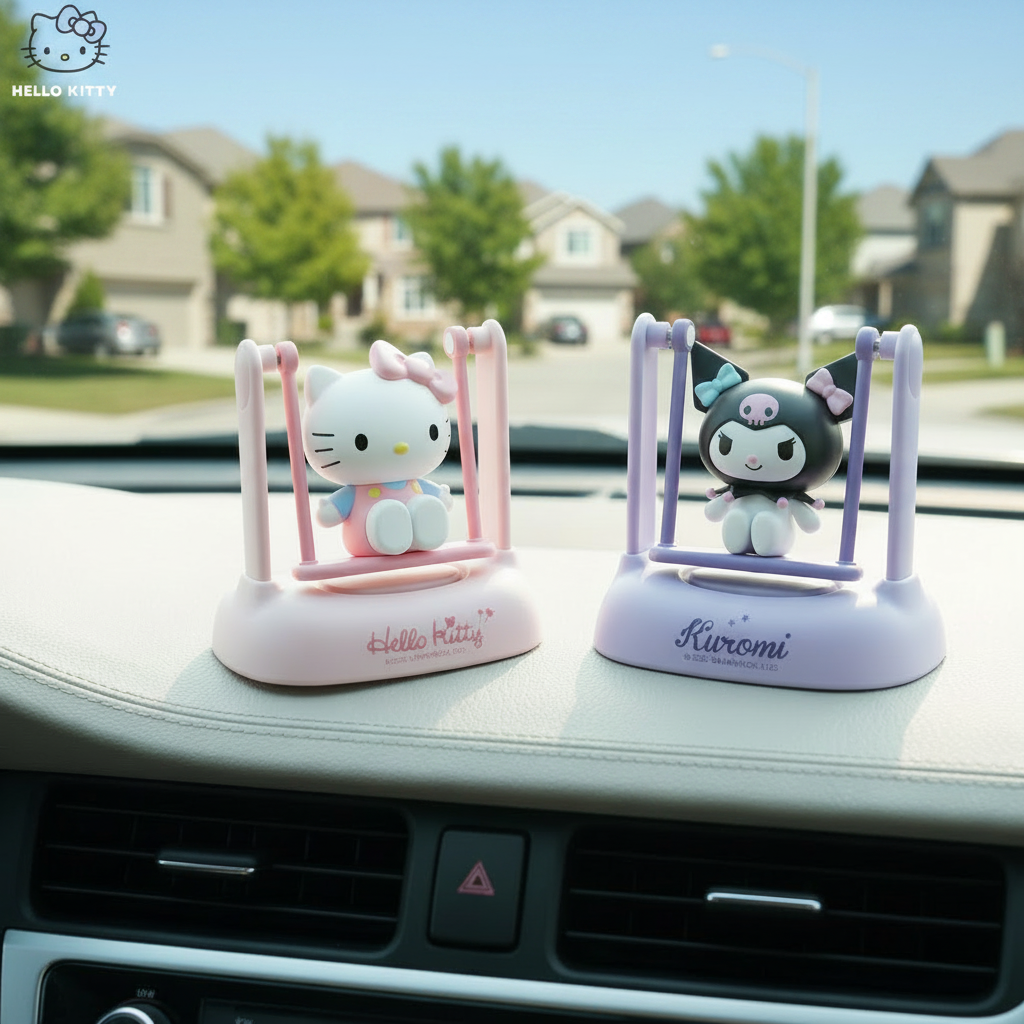 Hello Kitty & Kuromi Solar Car Air Freshener