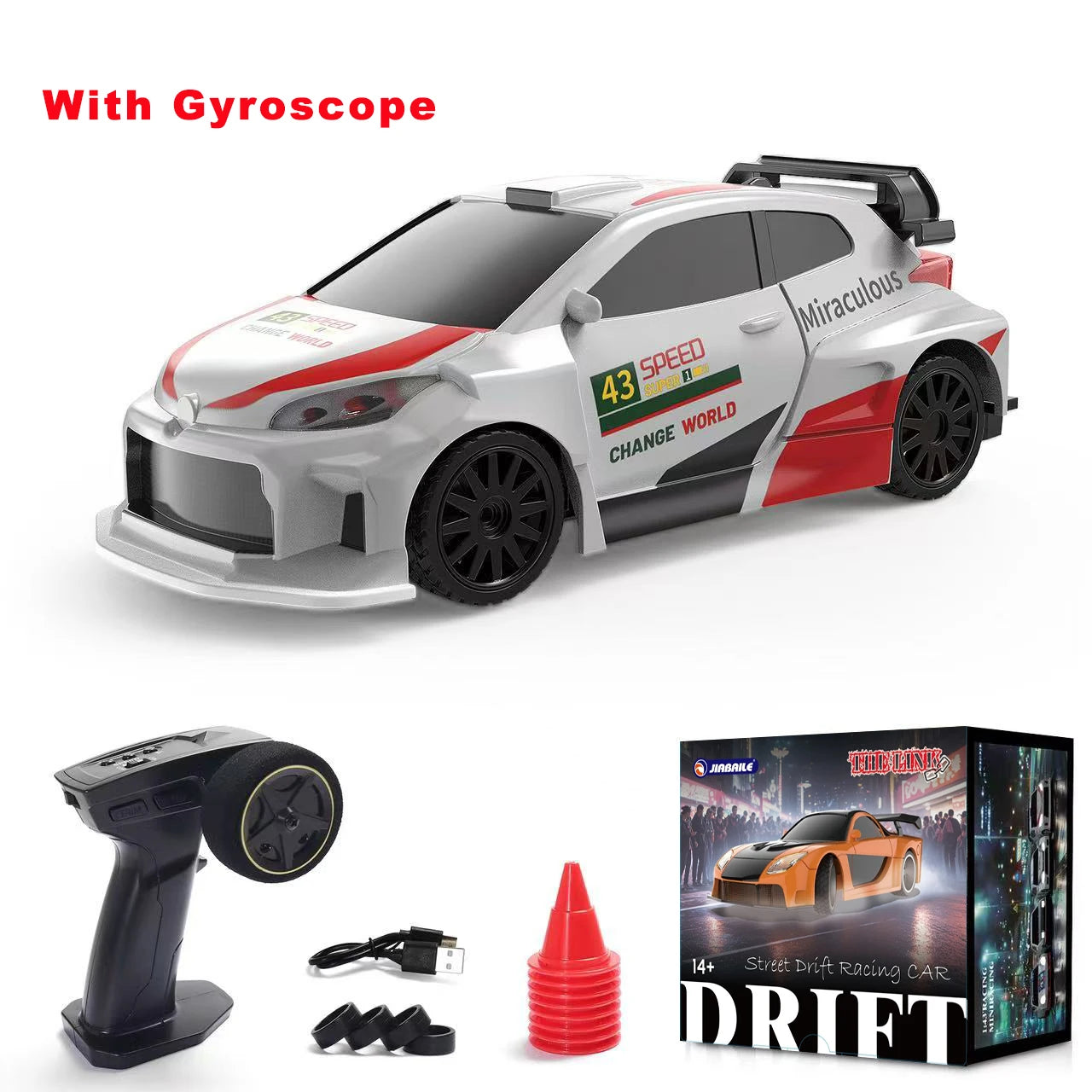 RC Drift Car – 2.4G 4WD High-Speed Remote Control - 4302