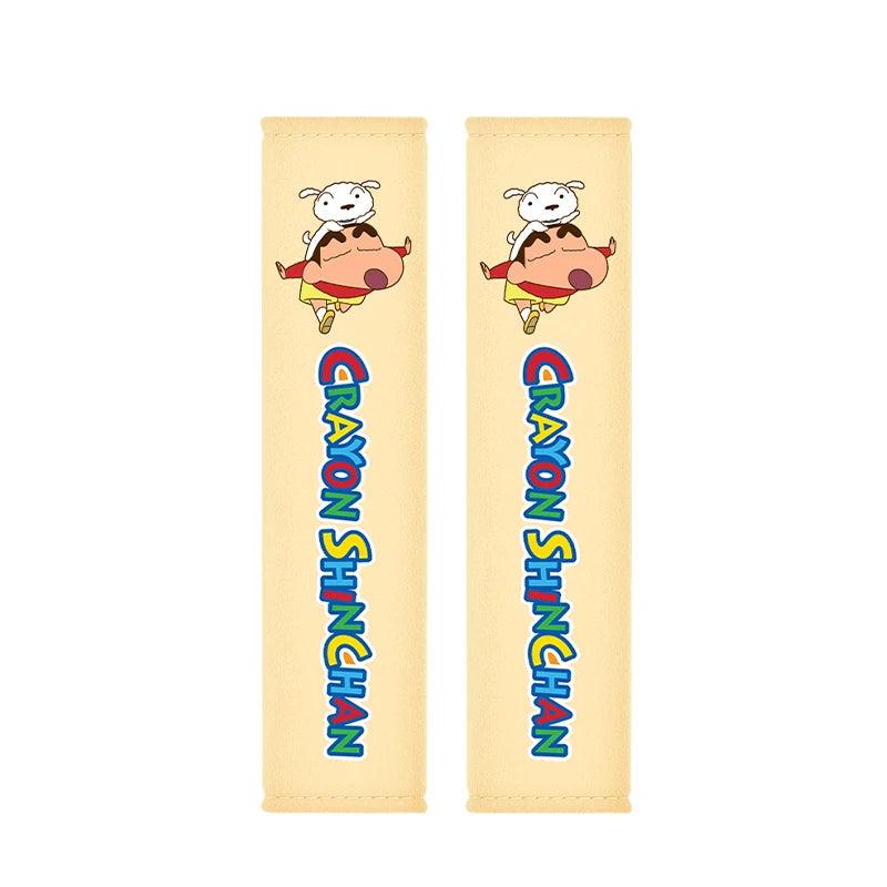 Crayon Shin-chan Soft Plush Car Seat Belt Shoulder Pad Covers
