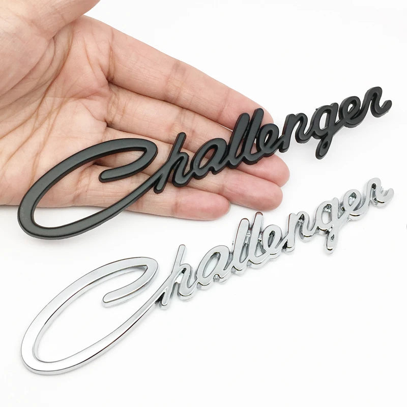Dodge Challenger Metal Letter Badge