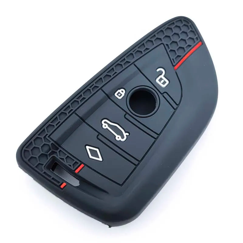 BMW G-Series Silicone Key Cover with Keychain — G20, G05, iX3