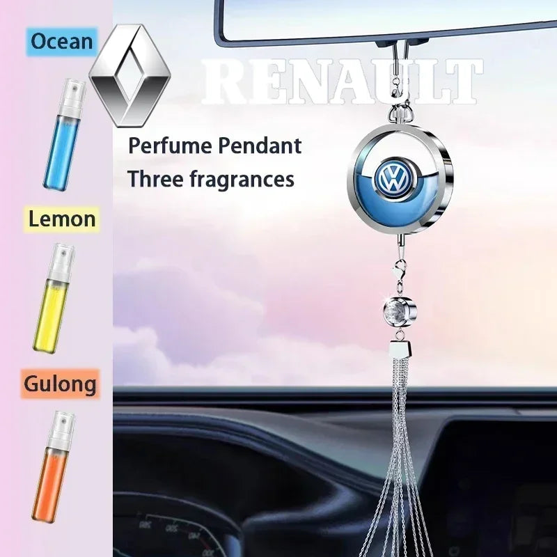 VW Metal Lace Car Air Freshener Pendant