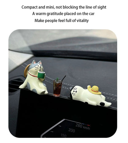Cute Kitten Car Dashboard Ornament