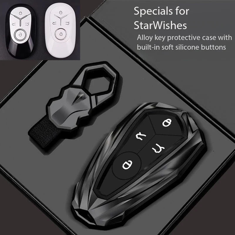 Geely EX2 Geome Galaxy Zinc Alloy Key Cover - I-3