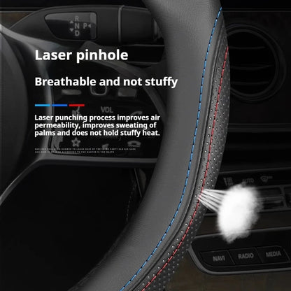 Suede Leather Steering Wheel Cover for Trumpchi GAC Ga3 Ga4 Ga5