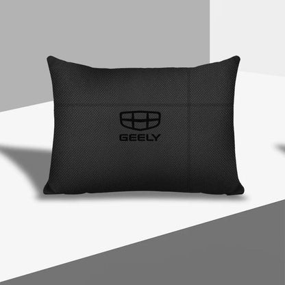 Geely Car Headrest & Lumbar Support Pillow - Waist black