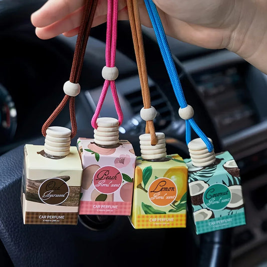 Mini Aromatherapy Car Air Freshener Essential Oil Diffuser Kit - Coconut