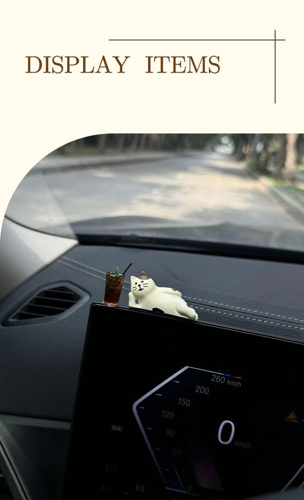 Cute Kitten Car Dashboard Ornament