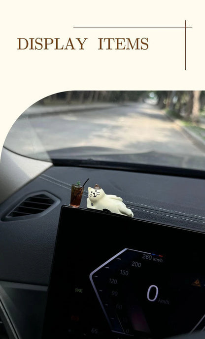 Cute Kitten Car Dashboard Ornament