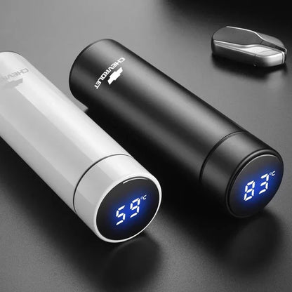 Chevrolet Stainless Steel Smart Thermos 500ML - A-Black