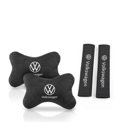 Volkswagen Neck Pillow and Seat Belt Pad