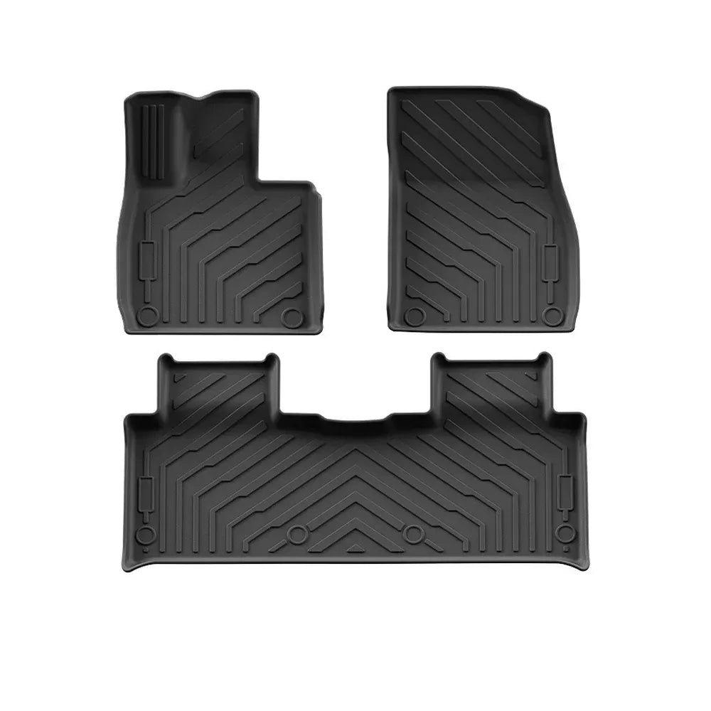 Xpeng G6 2023-2025 TPE Floor Mats Set - Waterproof 3D Cargo Liner - LHD 3pcs sets