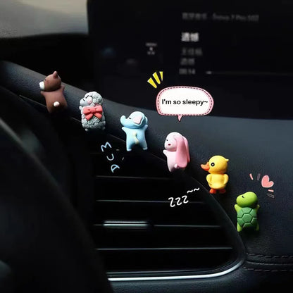 Car Interior Decorations Little Turtle Cute Pendants 6 pcs - Carmoods