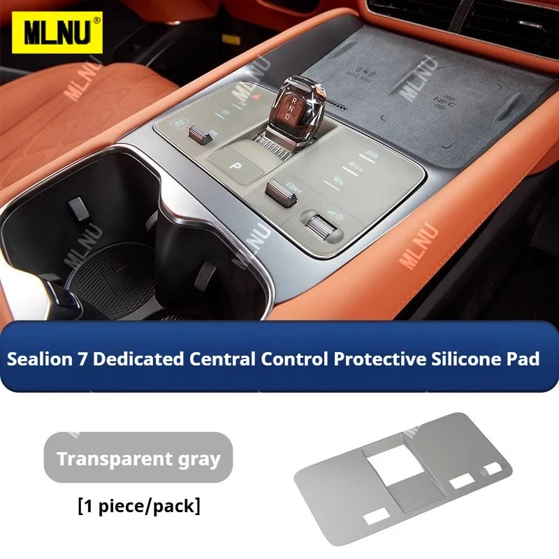 BYD Sealion 7 Centre Console Silicone Button Protector – LHD - Style A-Black