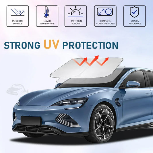 BYD SEAL EV Windshield Sun Shade 2022-2024 Foldable UV Protector - 