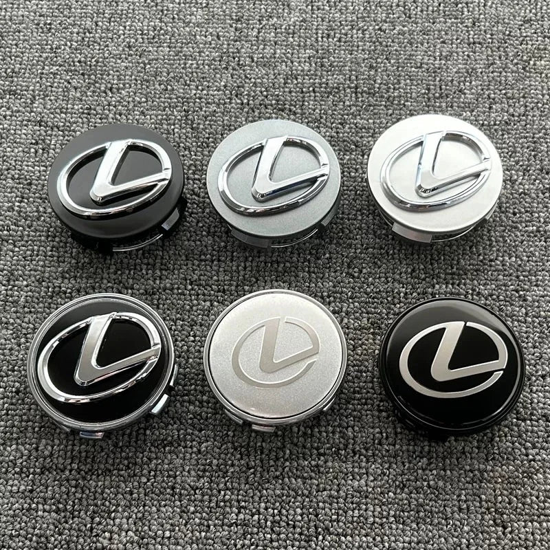 4Pcs 62mm Lexus Wheel Center Cap Hub Covers