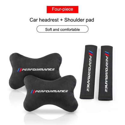 BMW Neck Pillow and Seat Belt Pad