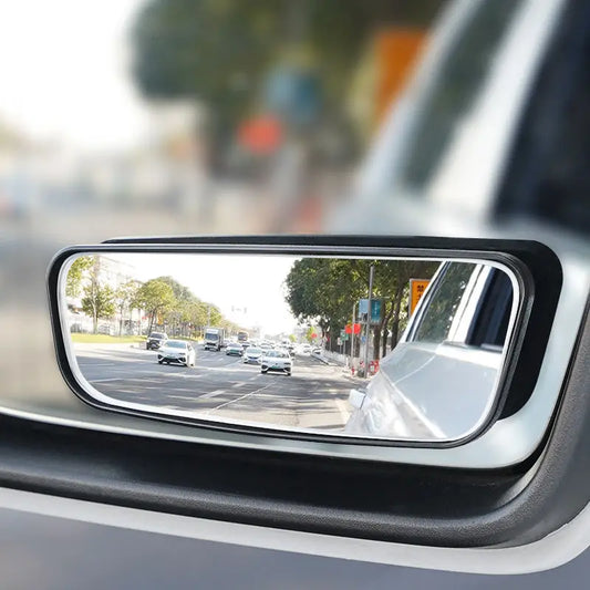 360° Adjustable Blind Spot Mirrors – 2-Piece Wide-Angle Car Mirrors