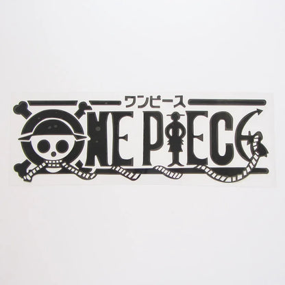 One Piece Reflective Car Decal - black