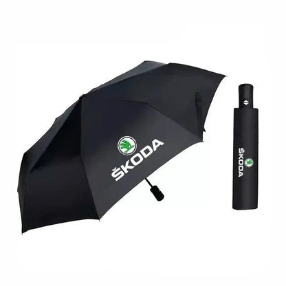 Skoda Automatic Folding Car Umbrella - 
