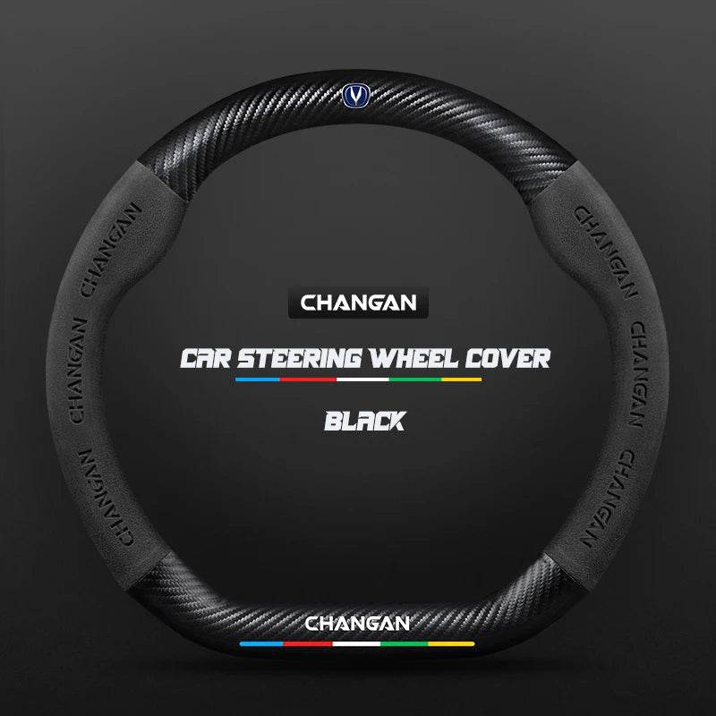 Changan Leather Steering Wheel Cover for CS35 Plus CS85 CS75 CS95 CS15 Eado Raeton - 