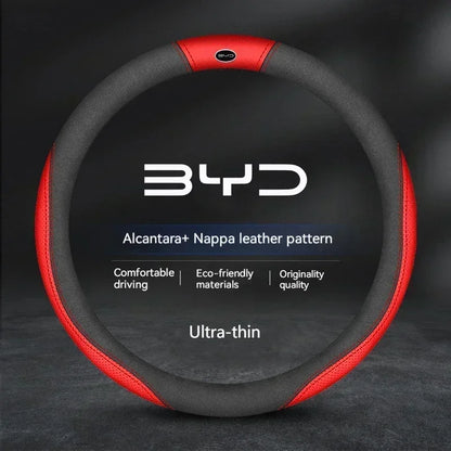 BYD Suede Anti-Slip Steering Wheel Cover