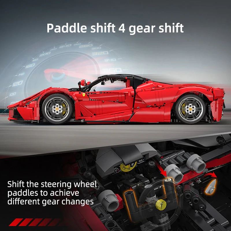 Cada Hypercar Building Blocks – 4739PCS Technical Racing Car - 