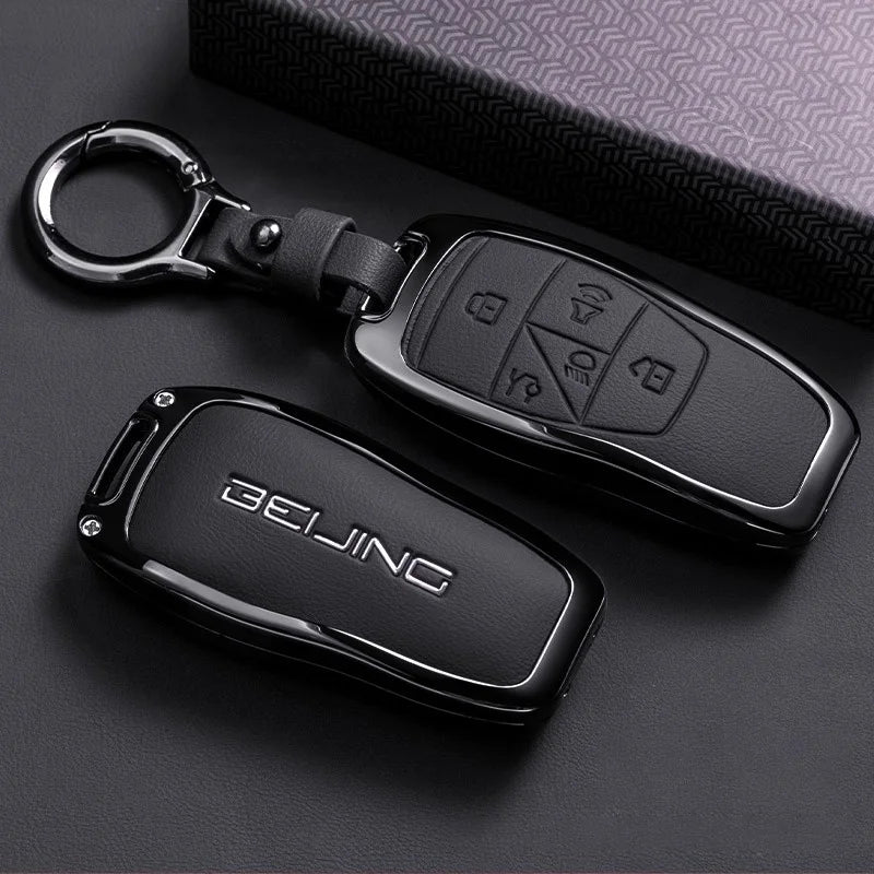 BAIC Leather Key Case