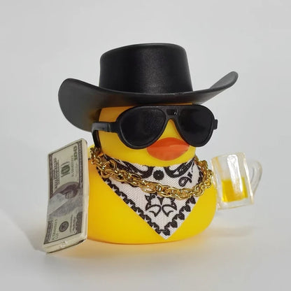 Cowboy Rubber Duck Car Ornament - Rich Duck Beer