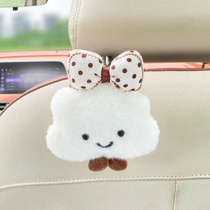 2pcs Cloud Car Seat Back Hook Organizer Multi-Purpose Headrest Hanger