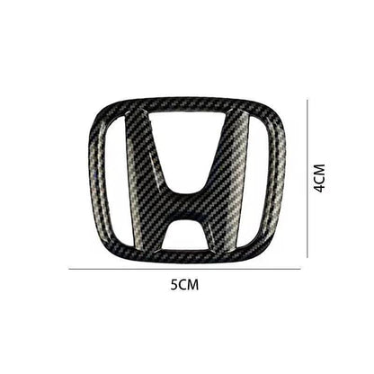 Honda 3D ABS Steering Wheel Emblem Sticker – Civic, HR-V, XR-V, UR-V, Freed, Stepwgn - Black