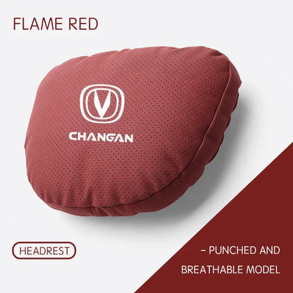 CHANGAN Neck Pillow & Lumbar Support - FLAME RED Neck Pillow