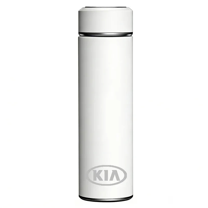Kia Insulated Cup & Automatic Folding Umbrella - A-White