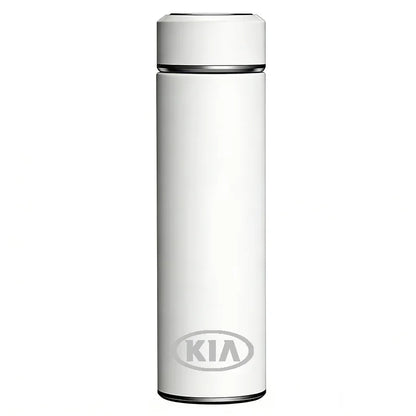 Kia Insulated Cup & Automatic Folding Umbrella - A-White