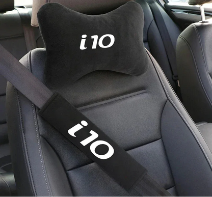 Hyundai i10 i20 i30 Neck Pillow & Seat Belt Shoulder Pad - 2PCS i10 Seat Belt Pad